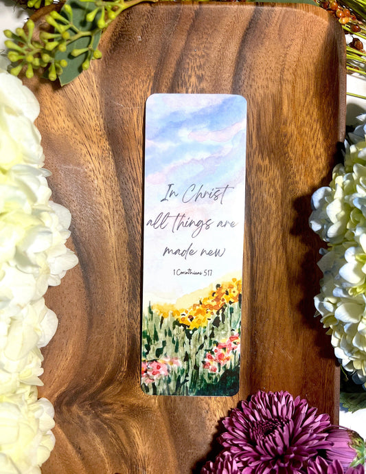 ALL THINGS ARE MADE NEW 1 CORINTHIANS 5:17 BOOKMARK