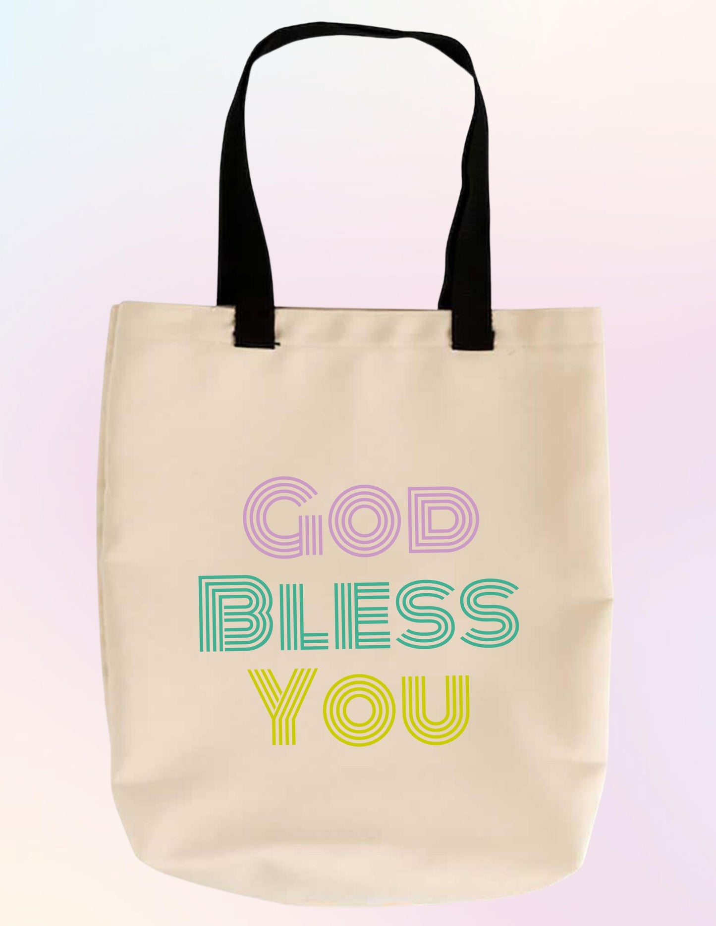 GOD BLESS YOU TOTE BAG