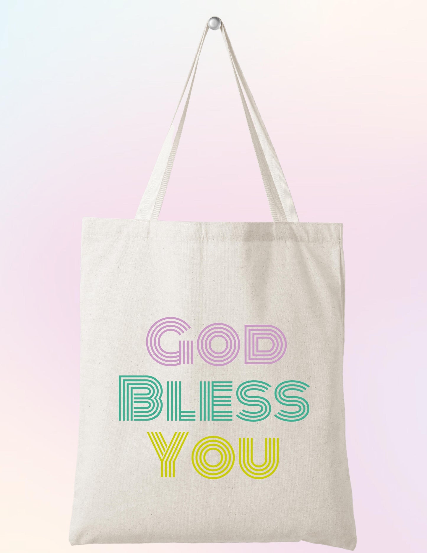 GOD BLESS YOU TOTE BAG