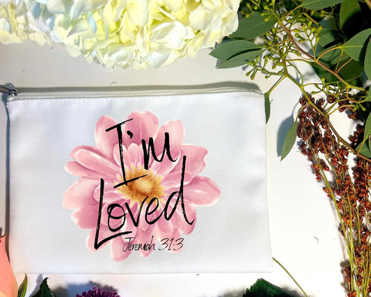 I’M LOVED PENCIL/ACCESSORIES BAG