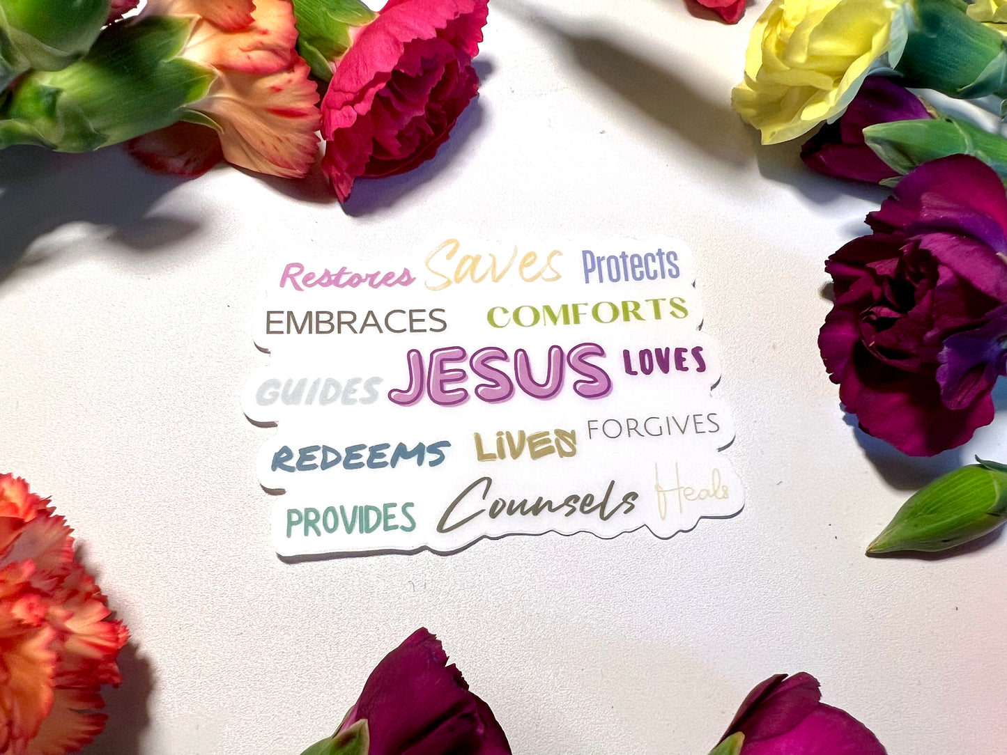 JESUS  WATERPROOF STICKERS