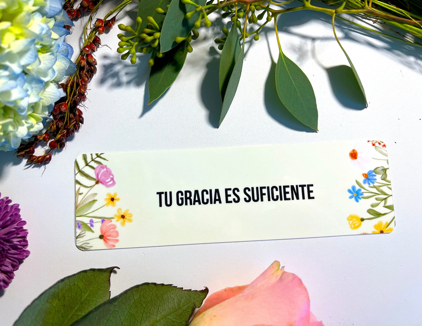 YOUR GRACE IS ENOUGH FLORAL BOOKMARK